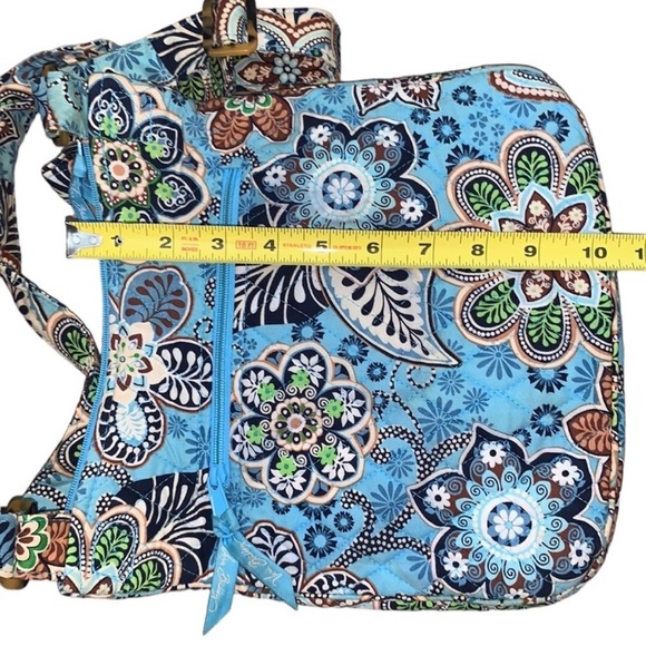 Y2K Era Vera Bradley Classic Bali Blue Handbag - Picture 8 of 9